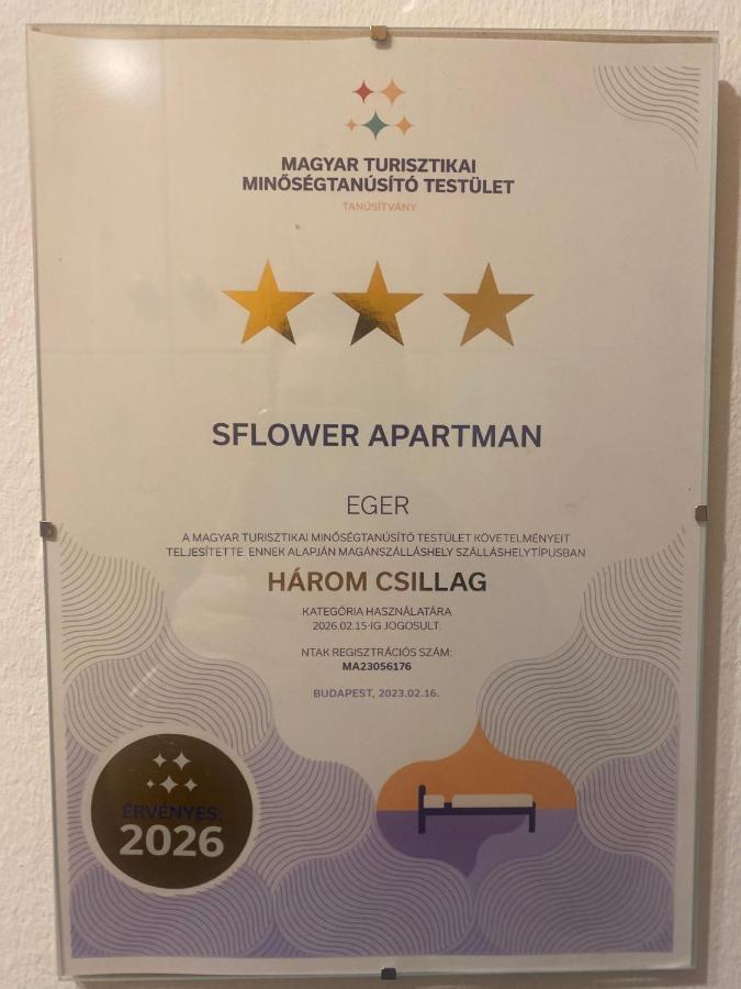 Sflower Apartman Eger Zewnętrze zdjęcie